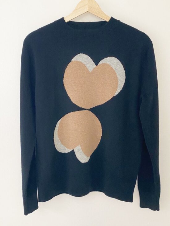 Leret Leret Sweaters - Leret Leret No. 33 Cashmere Sweater Hearts